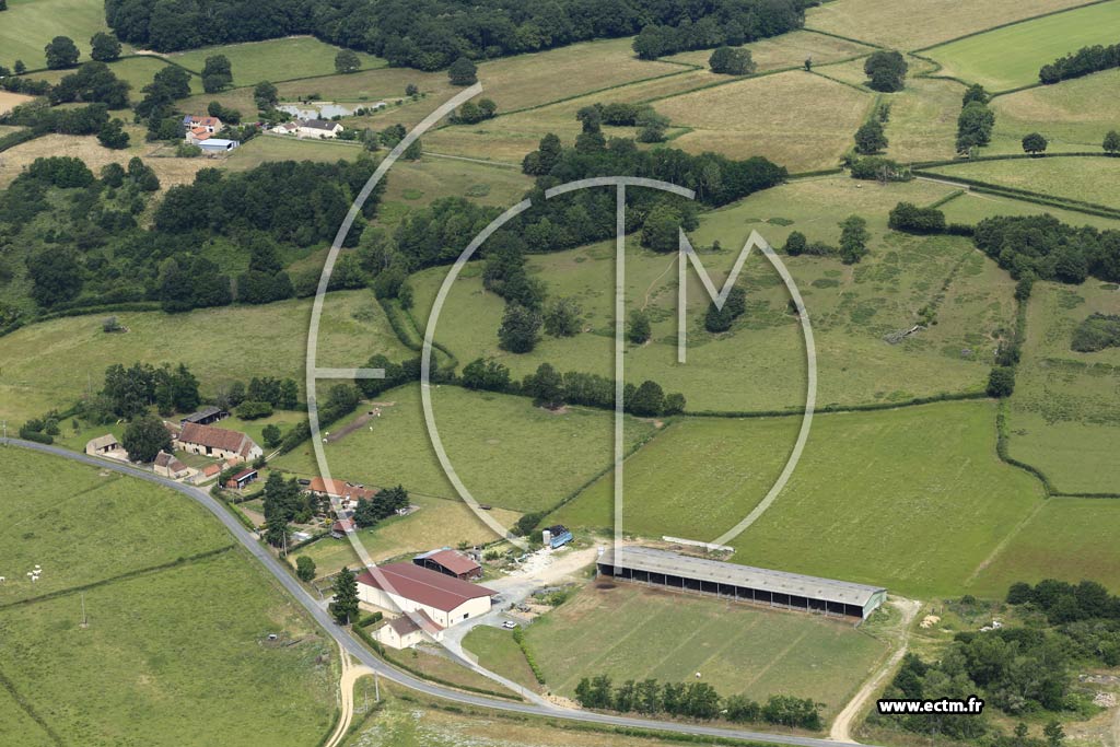 Photo arienne de Rigny-sur-Arroux (La Bruyre)