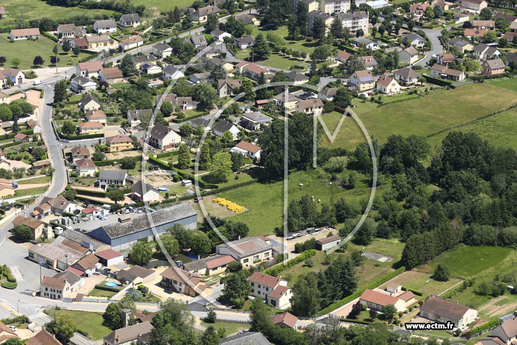Photo arienne de Saint-Yan