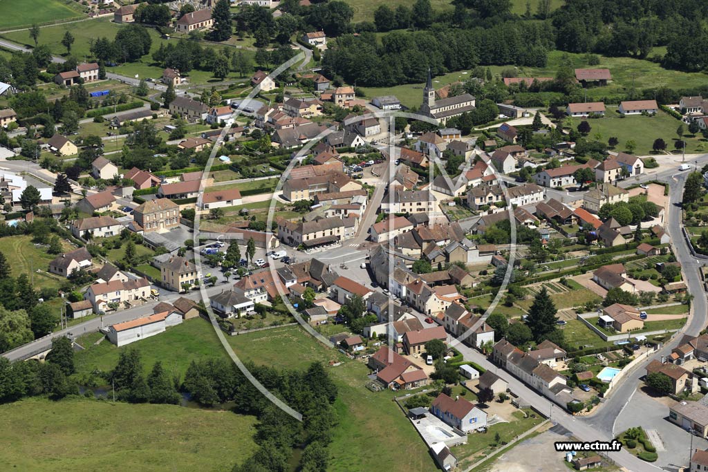Photo arienne de Saint-Yan