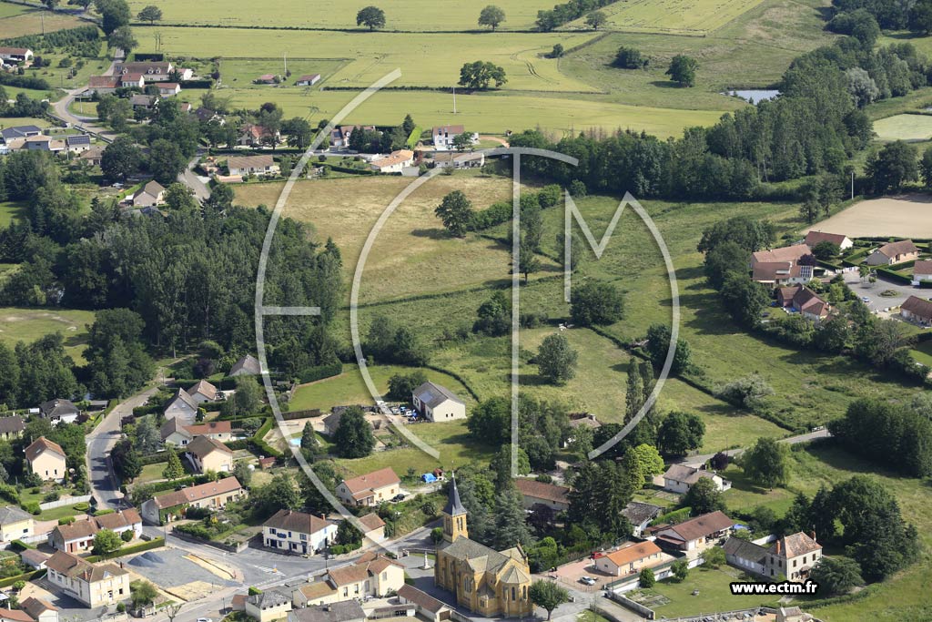 Photo arienne de Vitry-en-Charollais