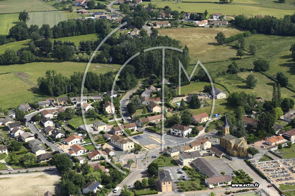 Photo arienne de Vitry-en-Charollais