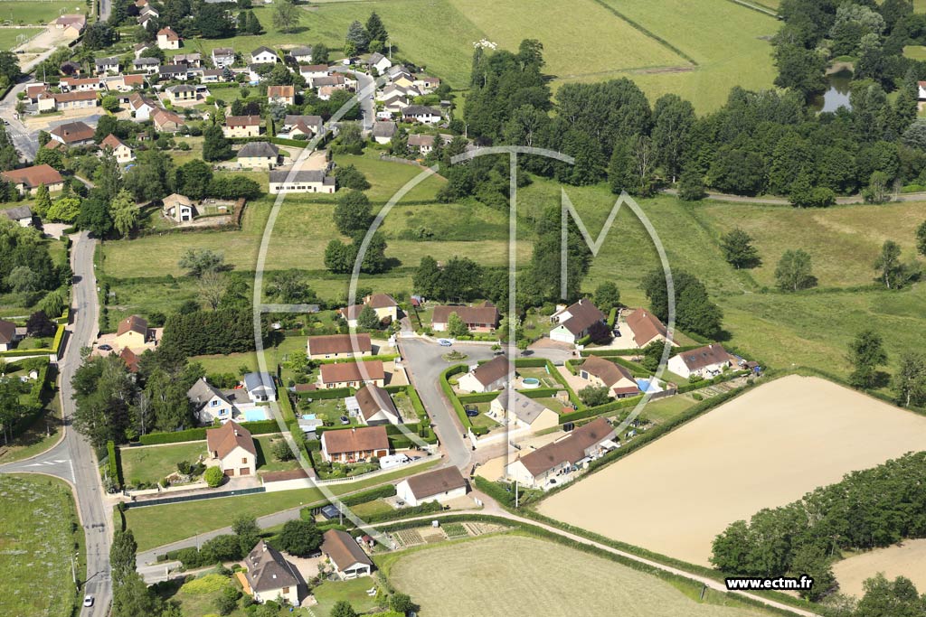 Photo arienne de Vitry-en-Charollais