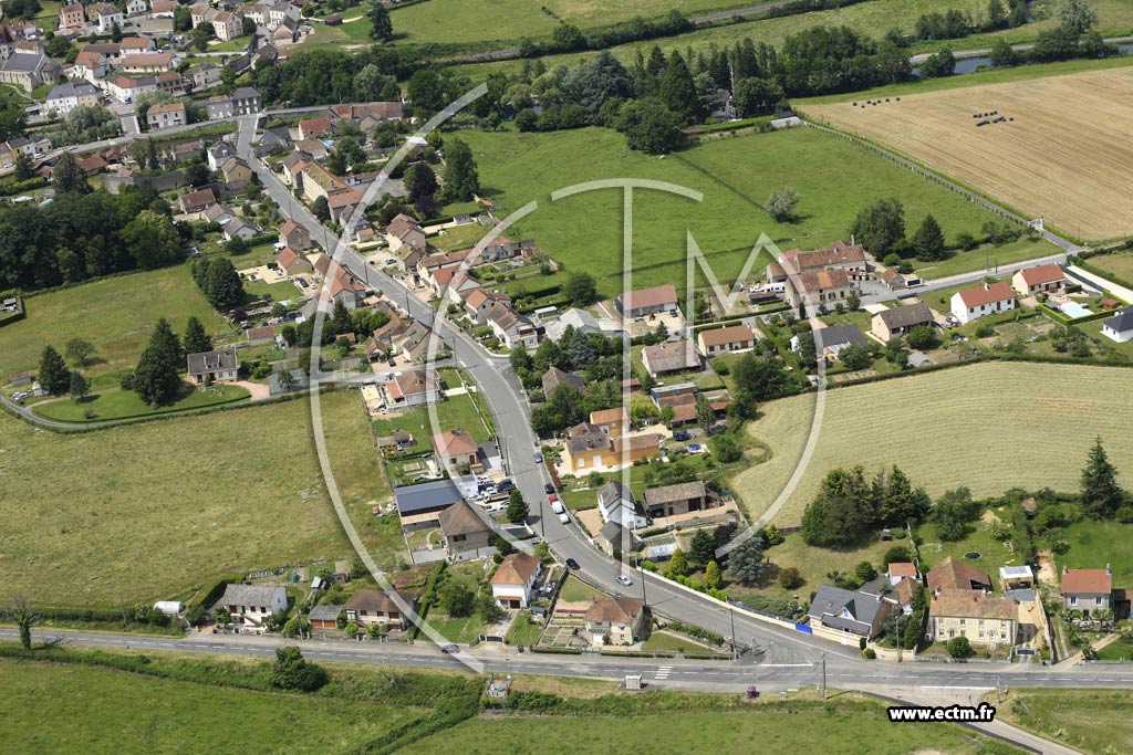 Photo arienne de Ciry-le-Noble