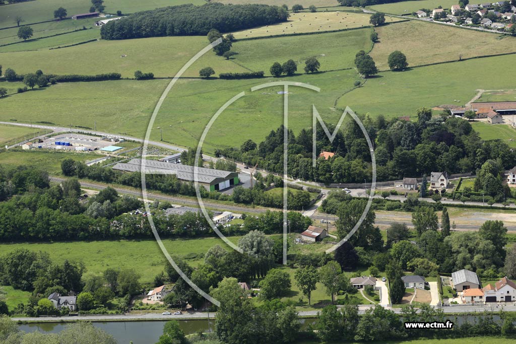 Photo arienne de Ciry-le-Noble