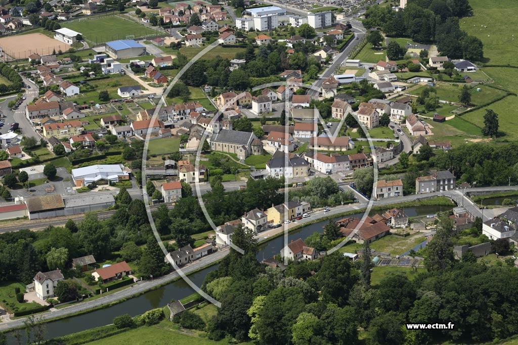Photo arienne de Ciry-le-Noble