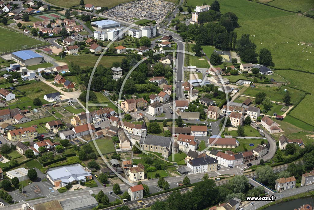 Photo arienne de Ciry-le-Noble