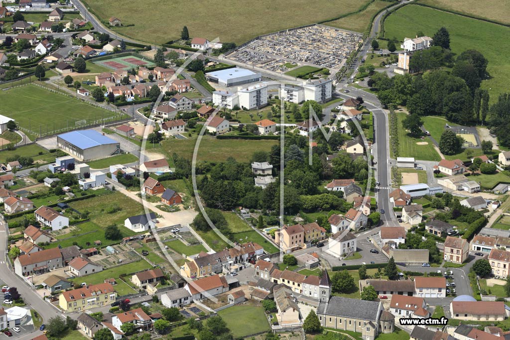 Photo arienne de Ciry-le-Noble