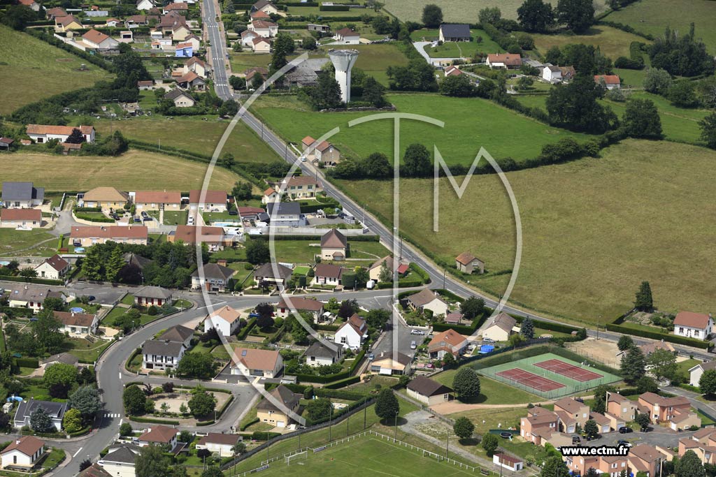 Photo arienne de Ciry-le-Noble