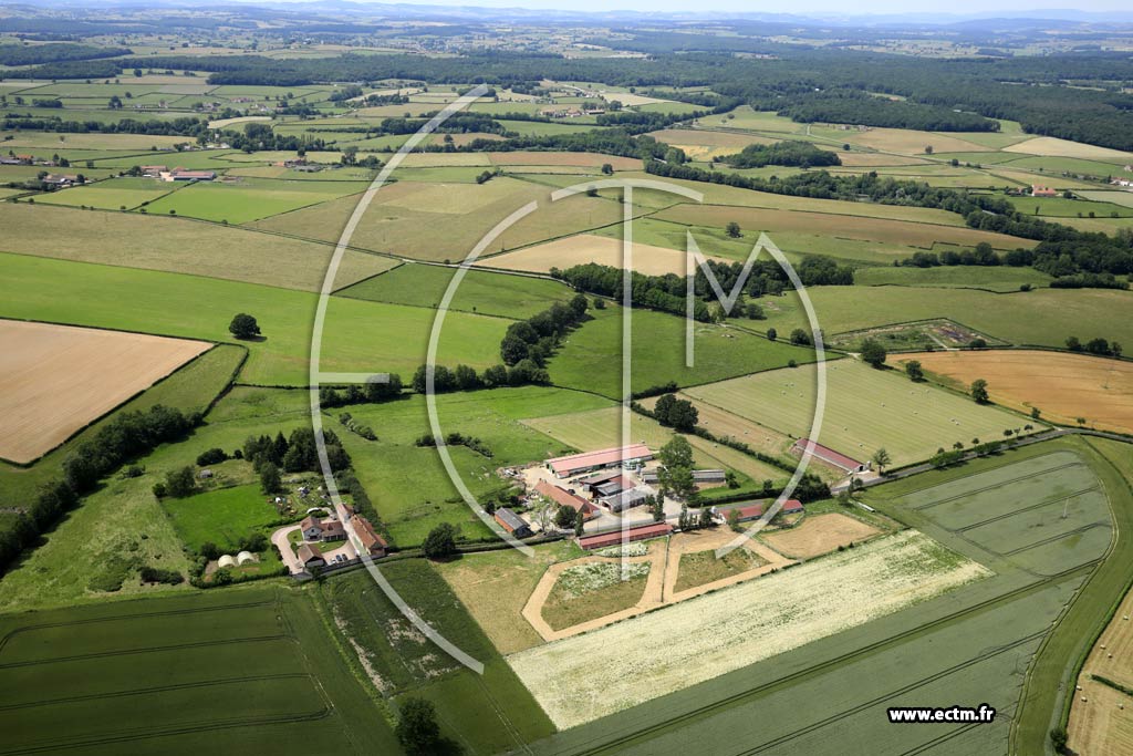 Photo arienne de Ciry-le-Noble (Les Riauds)