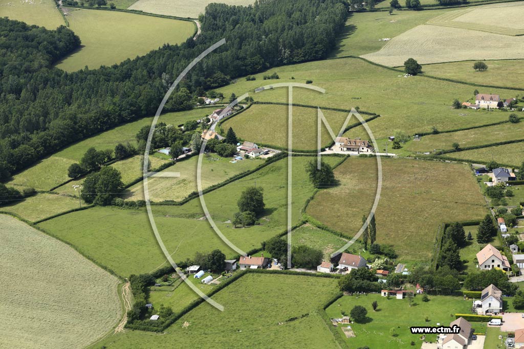 Photo arienne de Ciry-le-Noble (Les Teures)