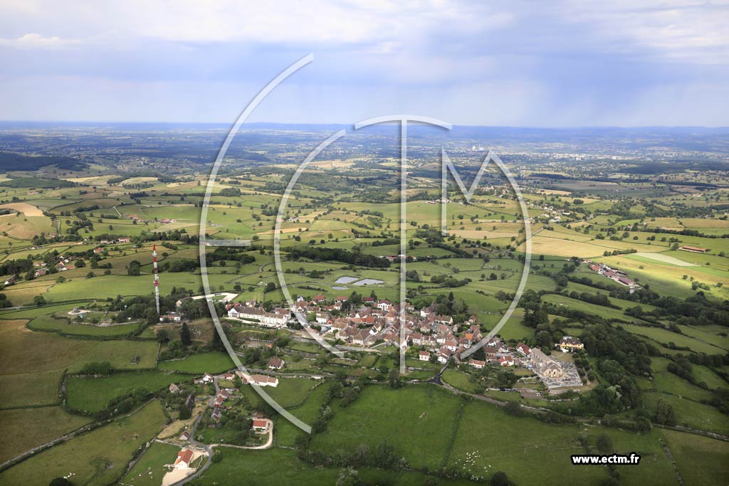 Photo arienne de Mont-Saint-Vincent