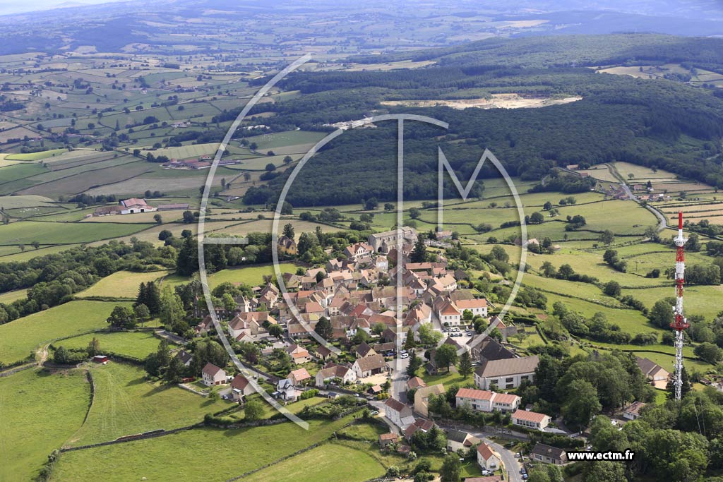 Photo arienne de Mont-Saint-Vincent
