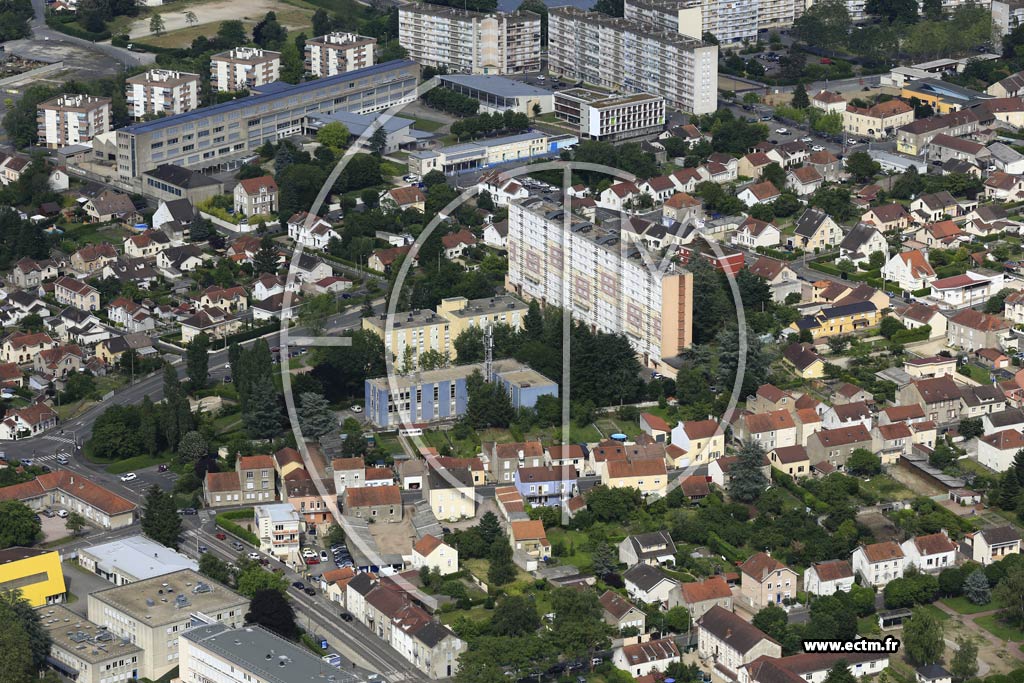 Photo arienne de Montceau-les-Mines (Bel-Air)