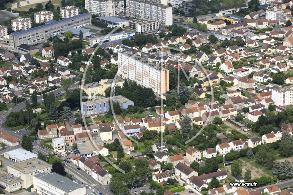 Photo arienne de Montceau-les-Mines (Bel-Air)