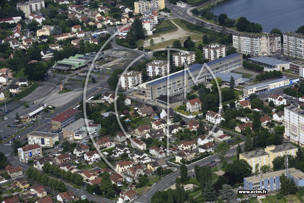 Photo arienne de Montceau-les-Mines (Bel-Air)