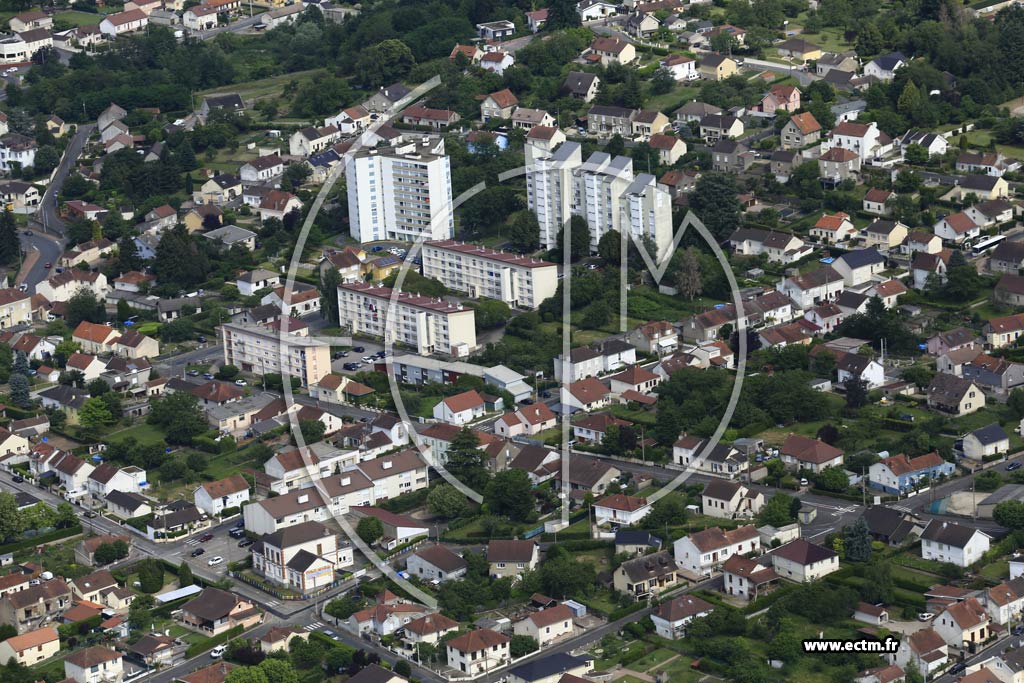 Photo arienne de Montceau-les-Mines (Belle Vue)