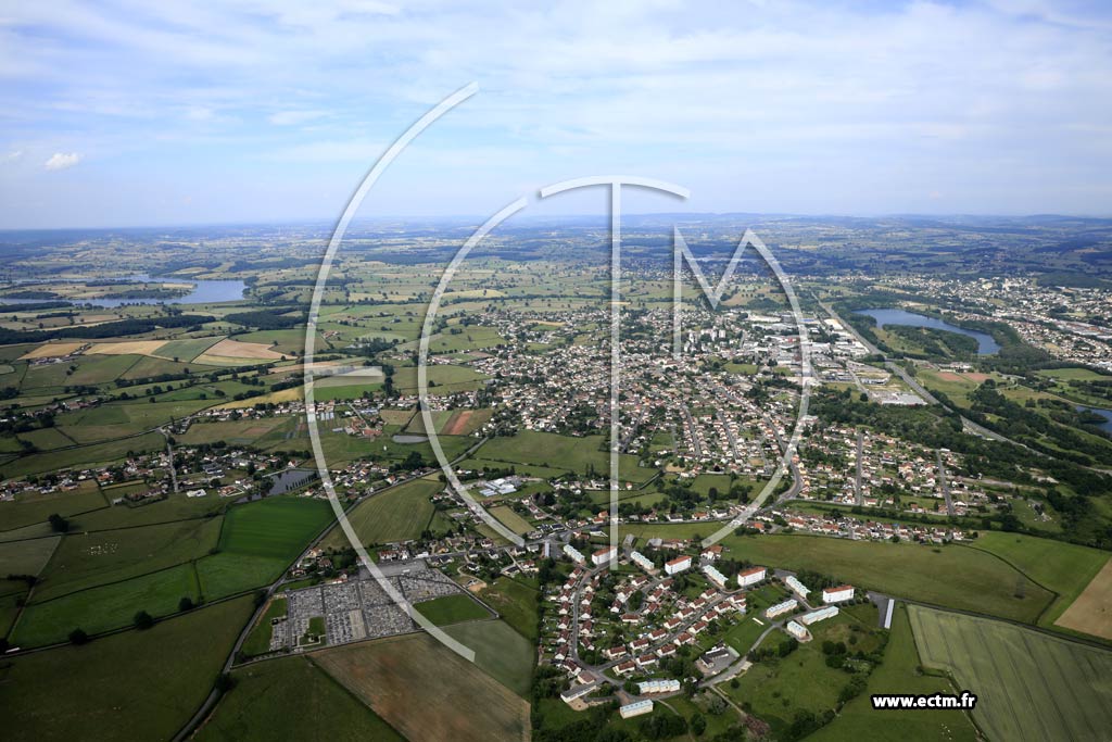 Photo arienne de Montceau-les-Mines (Bois Garnier)