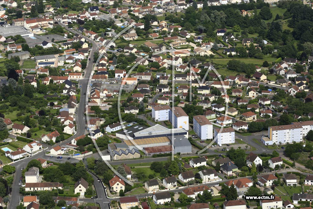 Photo arienne de Montceau-les-Mines (La Lande)