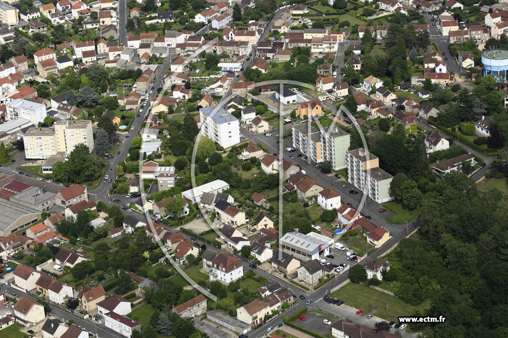 Photo arienne de Montceau-les-Mines (La Sainte)