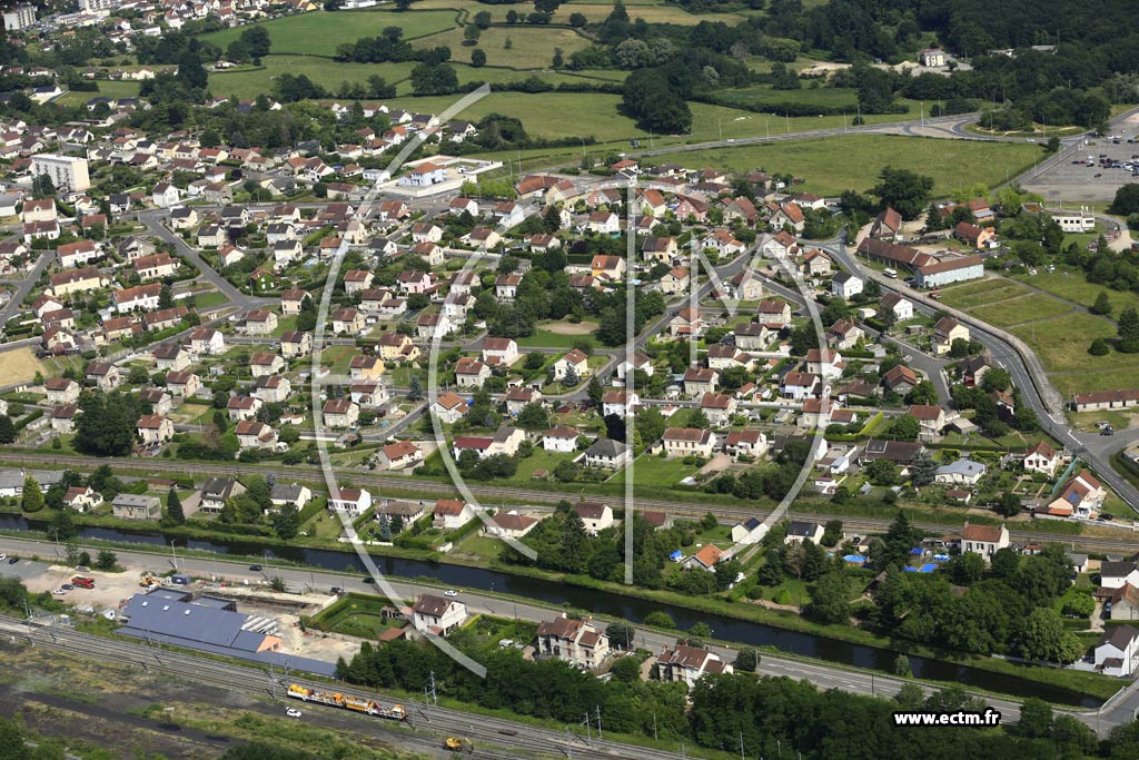 Photo arienne de Montceau-les-Mines (La Saule)