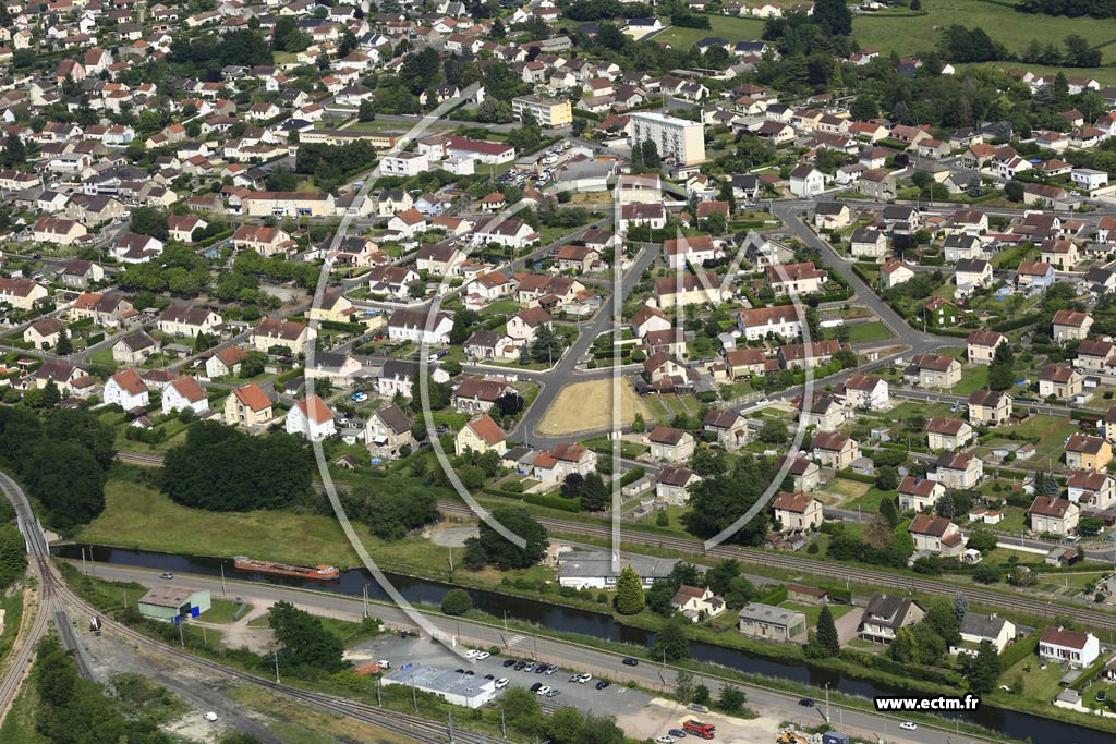 Photo arienne de Montceau-les-Mines (La Saule)
