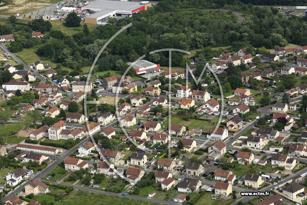 Photo arienne de Montceau-les-Mines (Le Bois du Verne)