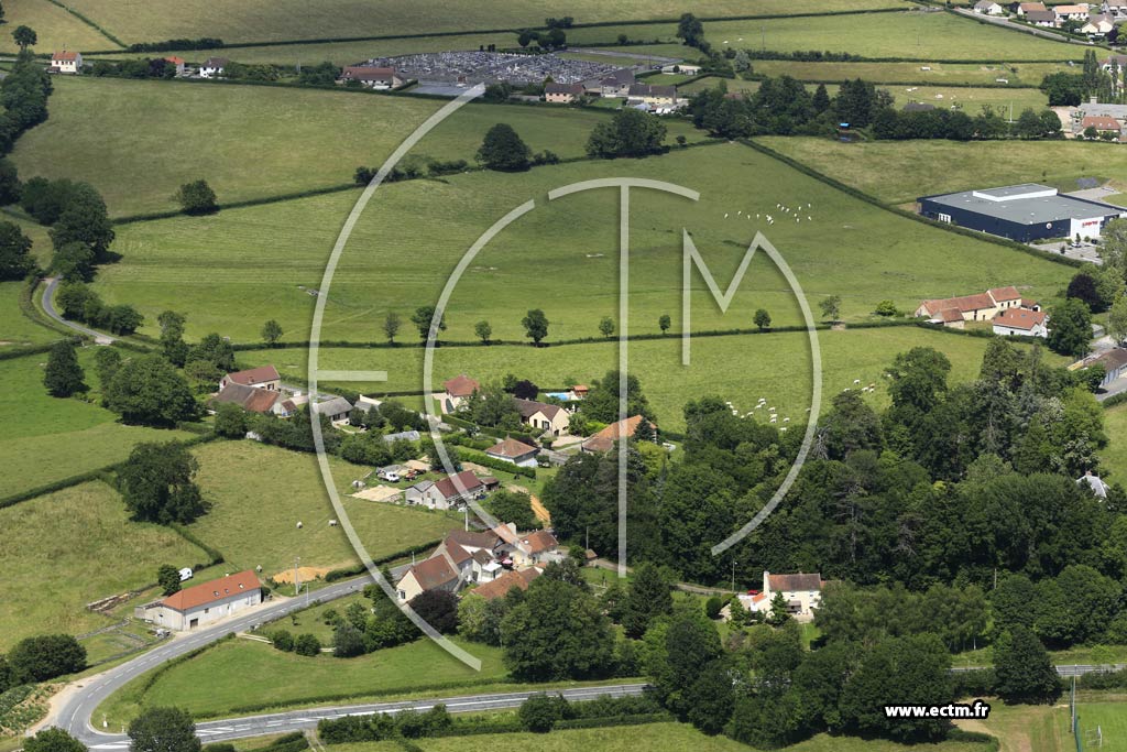 Photo arienne de Perrecy-les-Forges