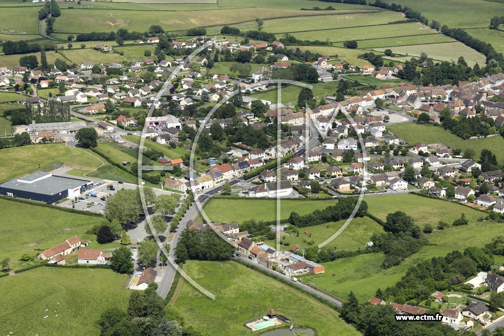 Photo arienne de Perrecy-les-Forges