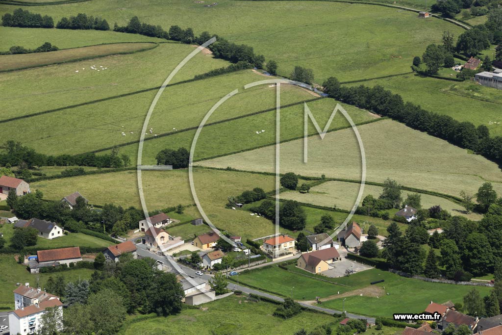 Photo arienne de Perrecy-les-Forges
