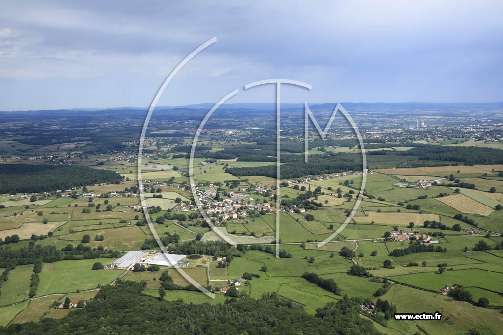 Photo arienne de Pouilloux