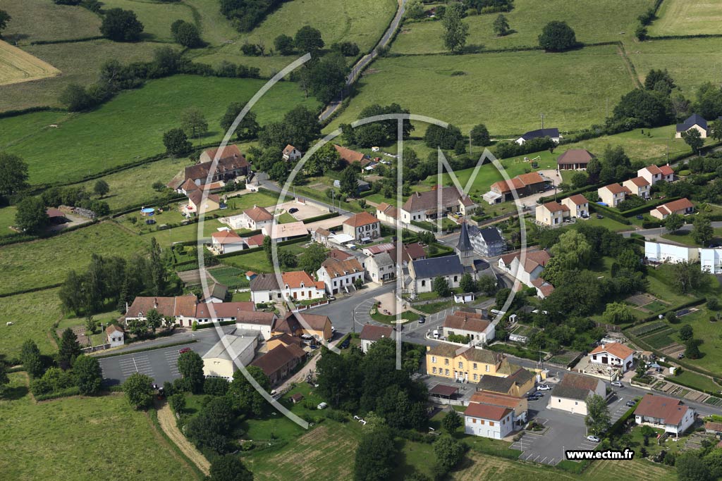 Photo arienne de Saint-Berain-sous-Sanvignes