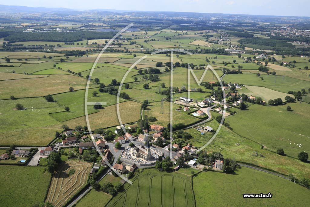 Photo arienne de Saint-Eusbe