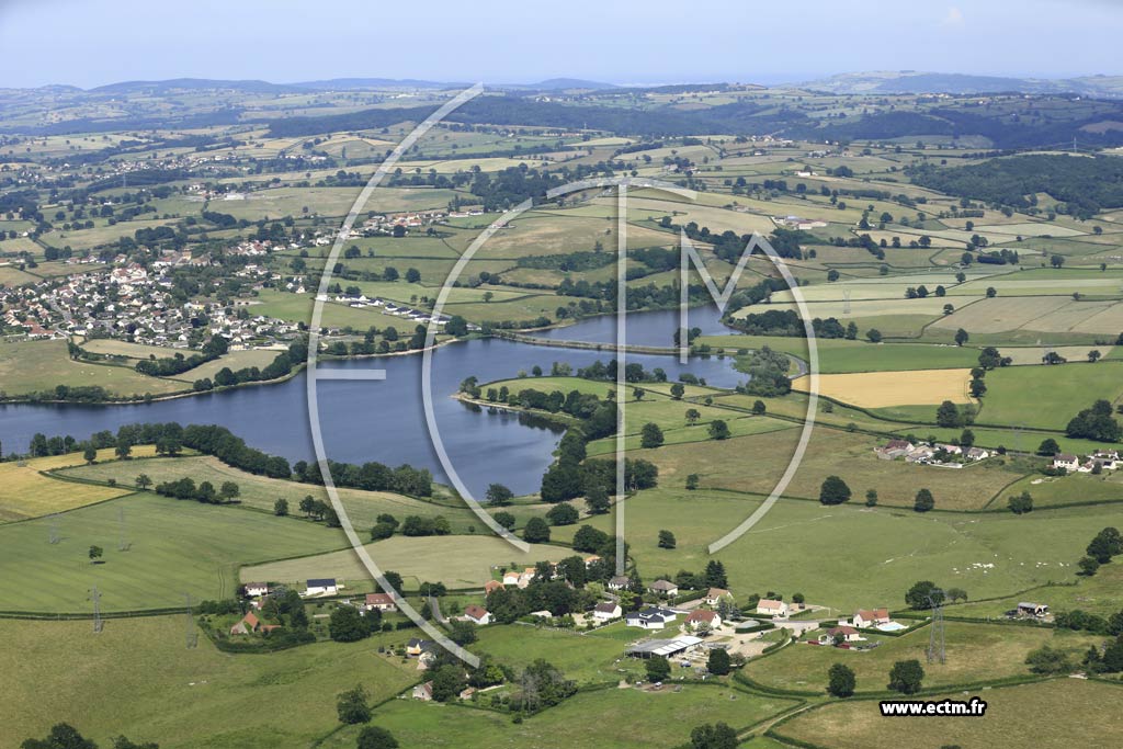 Photo arienne de Saint-Eusbe (Bourgogne)