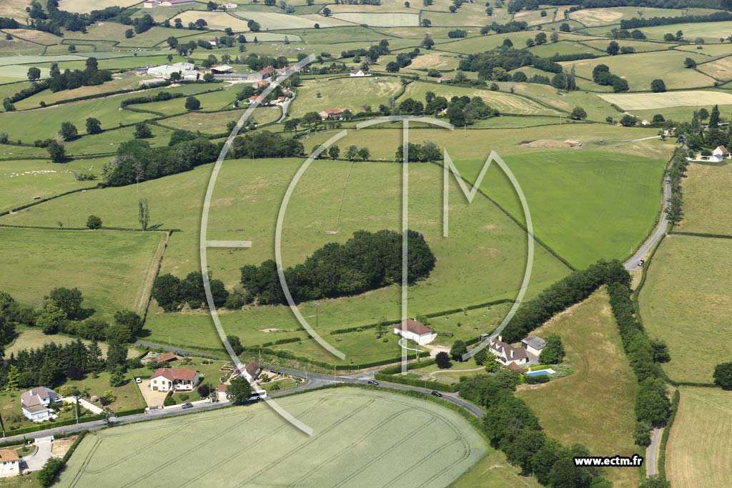 Photo arienne de Saint-Eusbe (Les Combes)