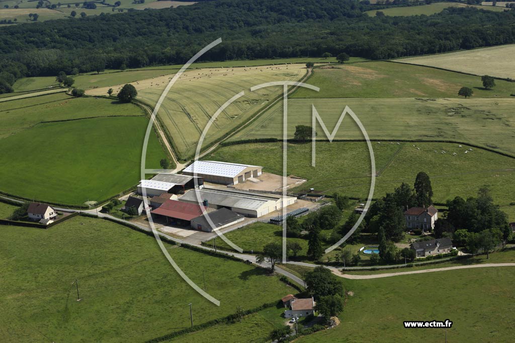 Photo arienne de Saint-Eusbe (Montaufin)