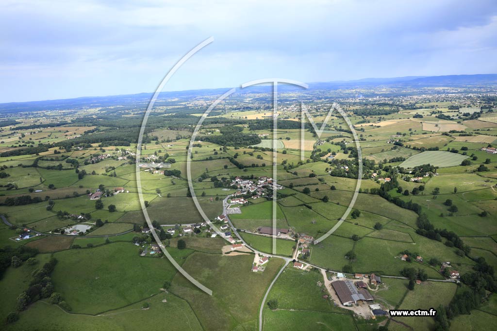 Photo arienne de Saint-Romain-sous-Gourdon