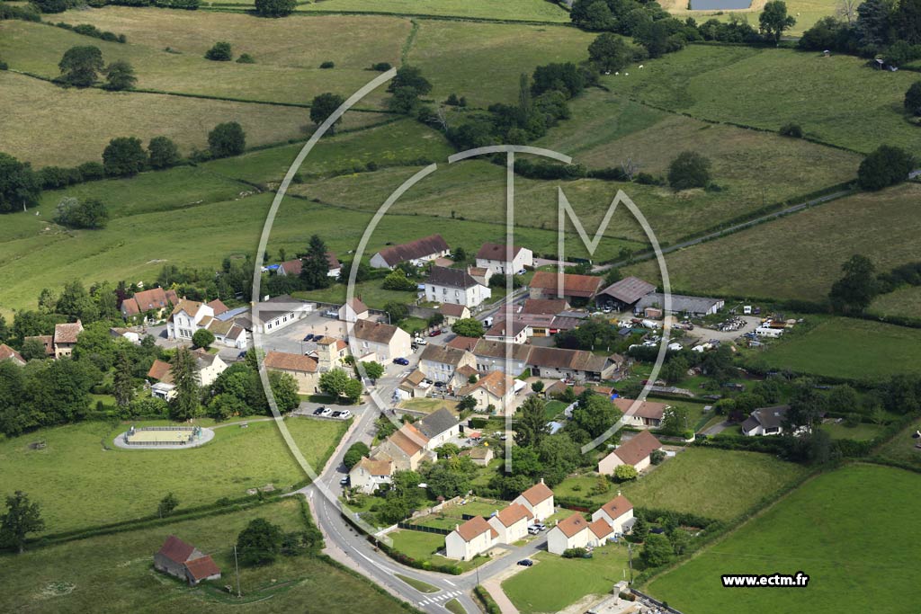 Photo arienne de Saint-Romain-sous-Gourdon
