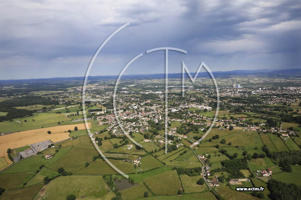 Photo arienne de Saint-Vallier