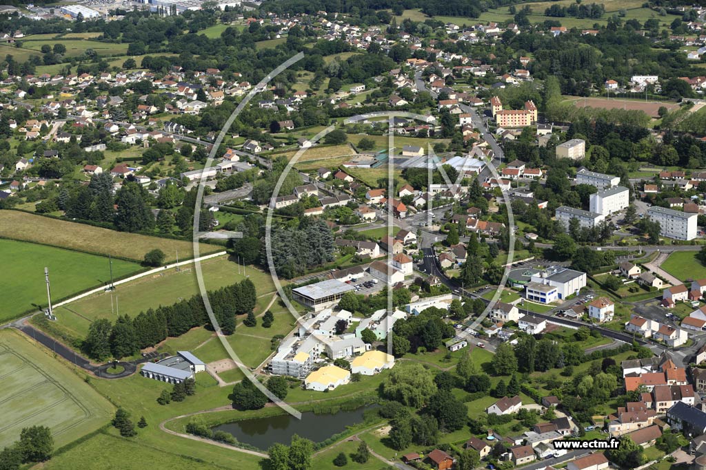 Photo arienne de Saint-Vallier