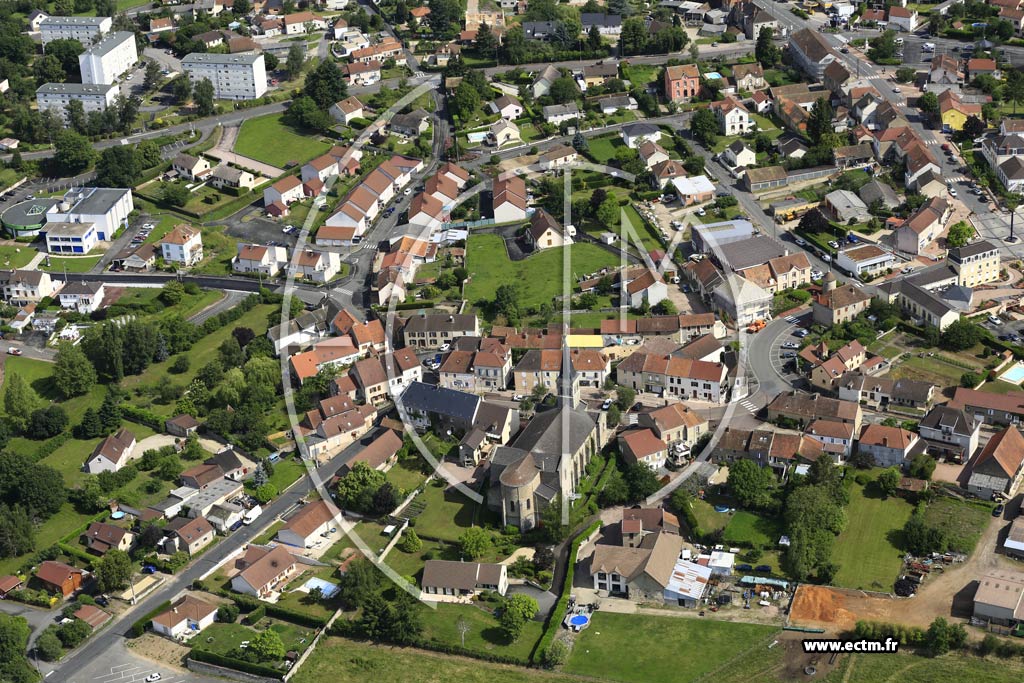 Photo arienne de Saint-Vallier