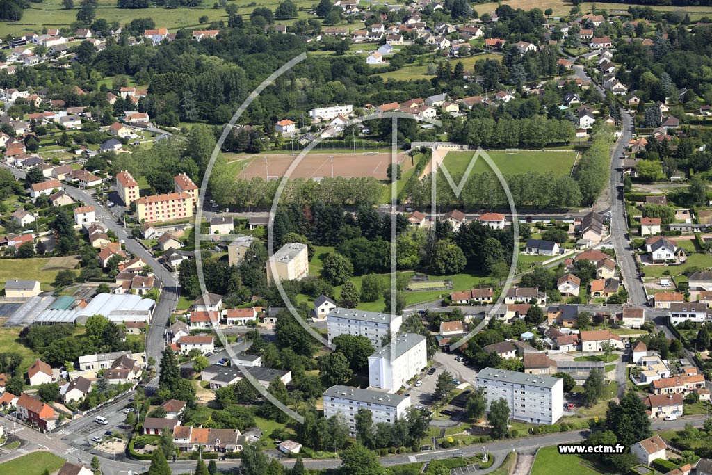 Photo arienne de Saint-Vallier