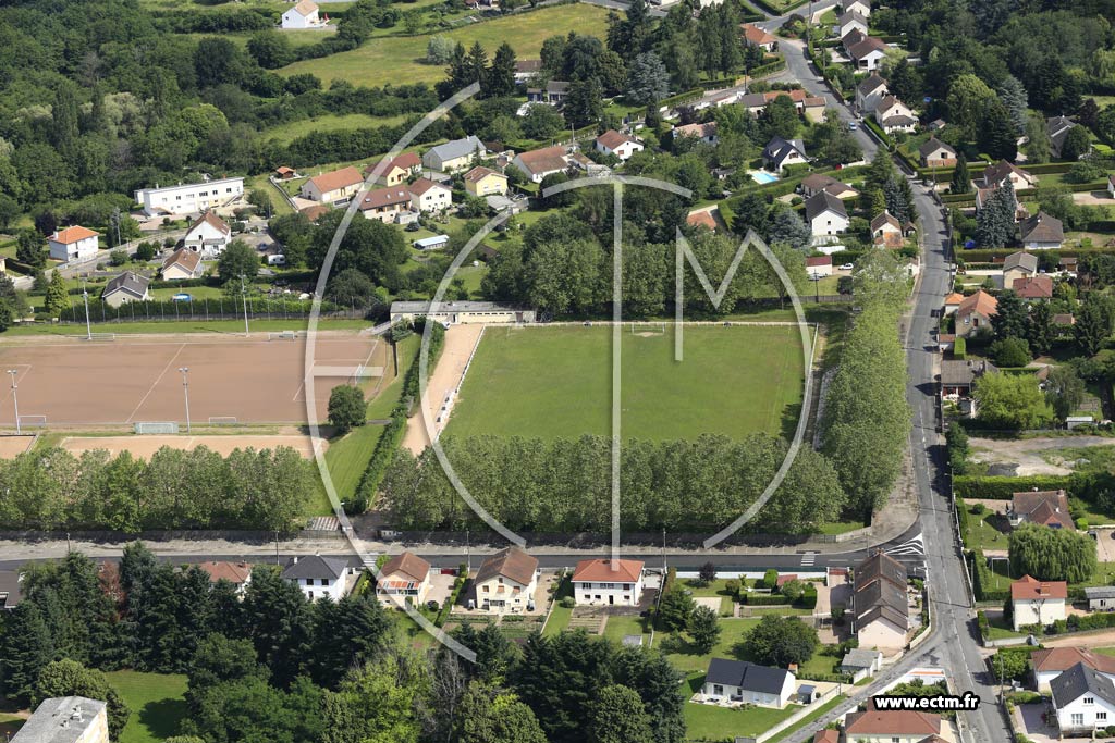 Photo arienne de Saint-Vallier