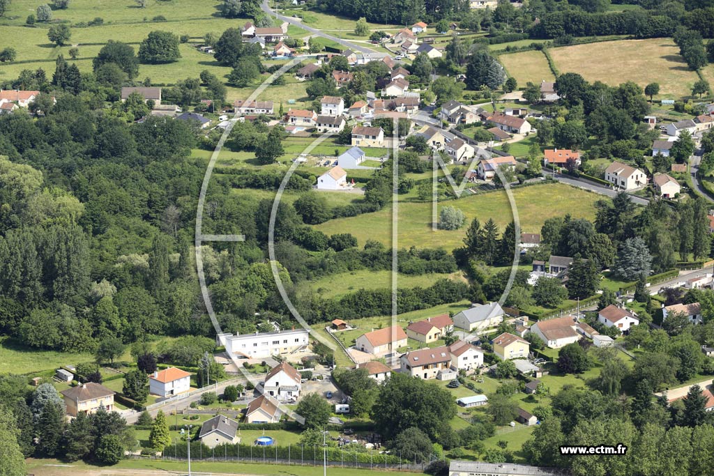 Photo arienne de Saint-Vallier