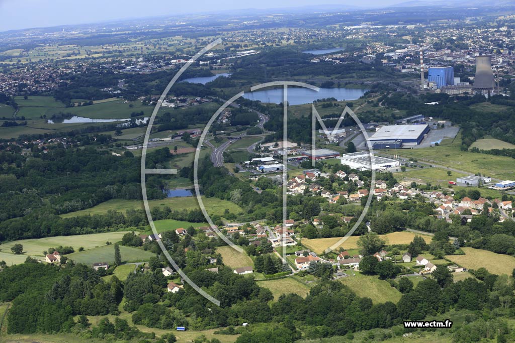 Photo arienne de Saint-Vallier (l'cuyer)