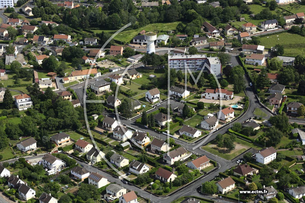 Photo arienne de Saint-Vallier (Le Ciment)