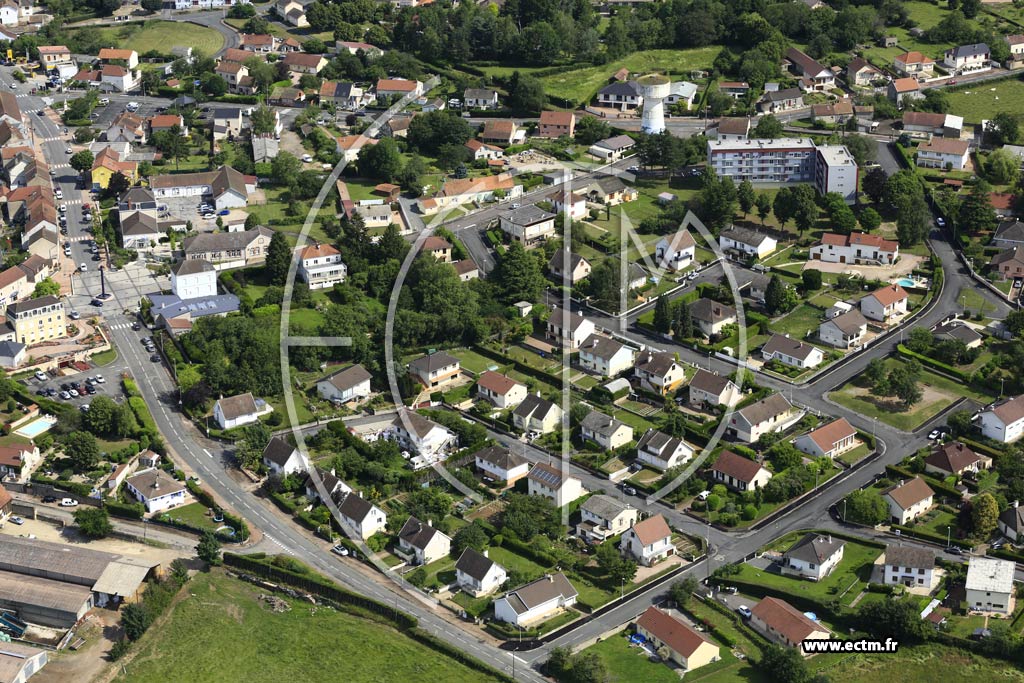 Photo arienne de Saint-Vallier (Le Ciment)