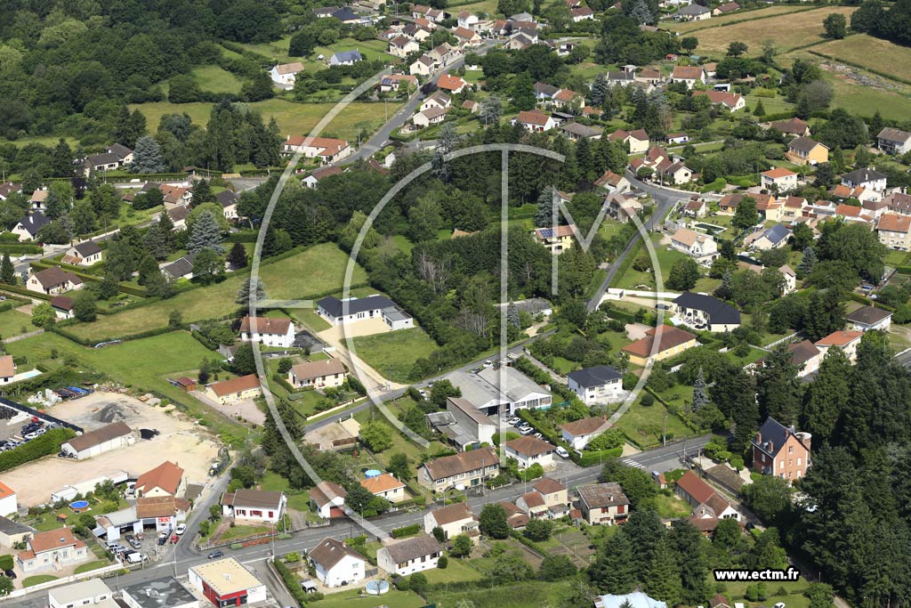 Photo arienne de Saint-Vallier (Le Quart)