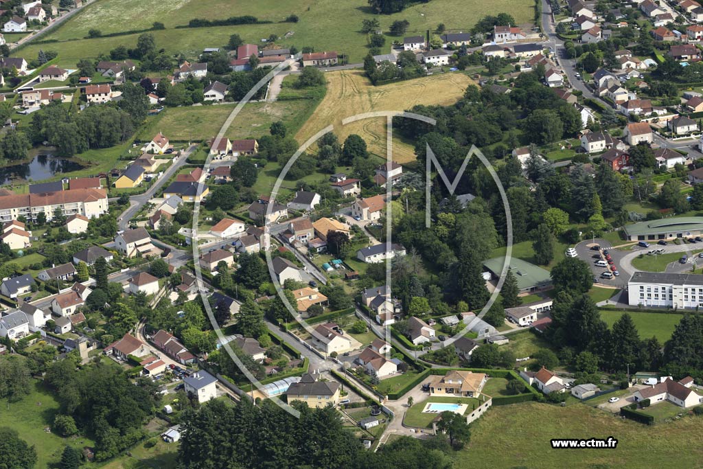 Photo arienne de Saint-Vallier (Le Vernois)