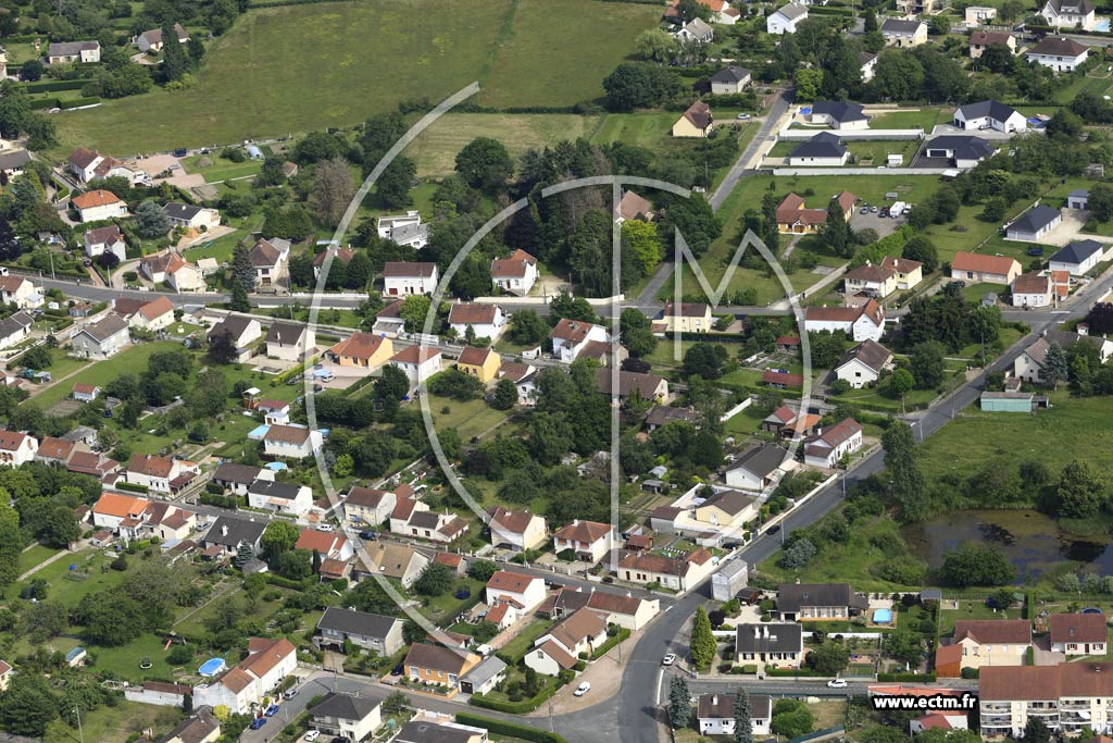 Photo arienne de Saint-Vallier (Les Bois Francs)