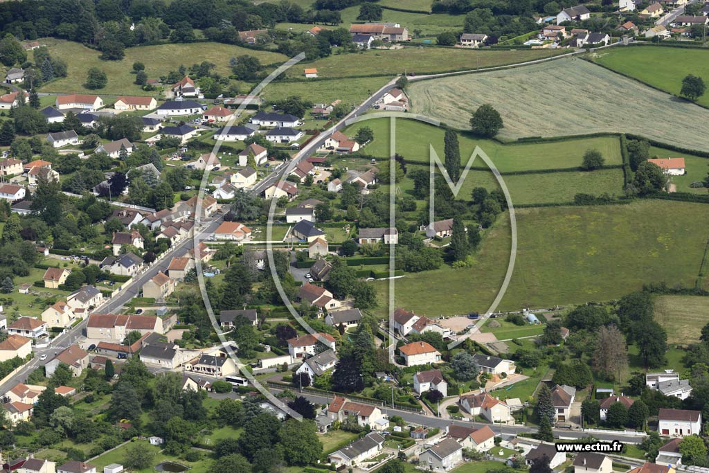 Photo arienne de Saint-Vallier (Les Bois Francs)